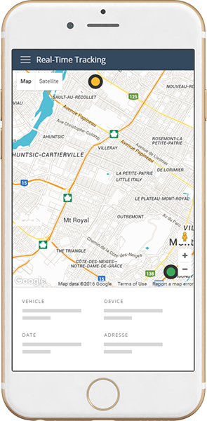 Suivi en temps réel