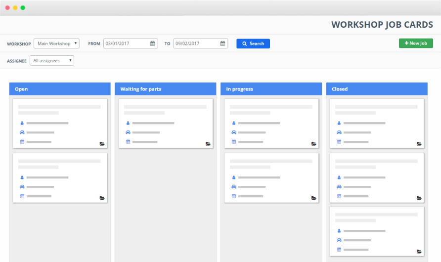 Gestion des ateliers