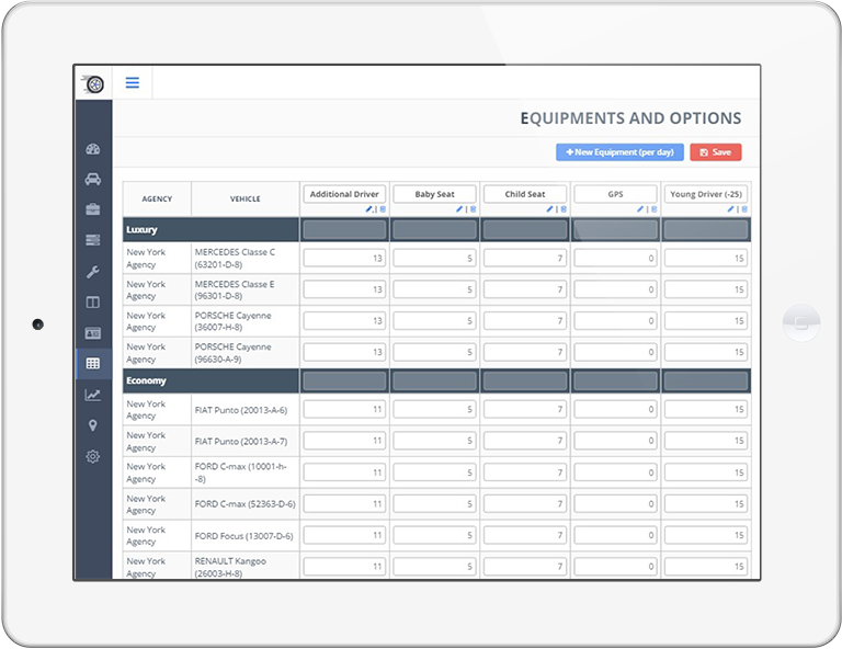 Options personnalisables