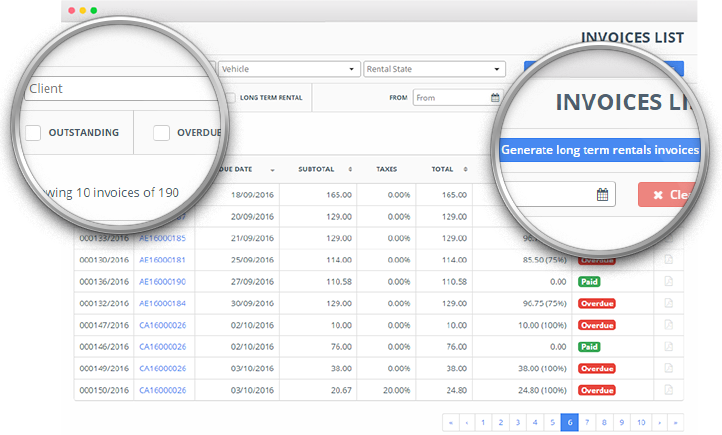 Gestion de la facturation